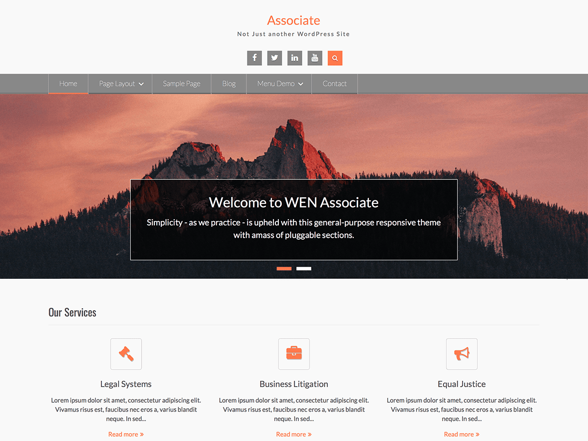 WEN Associate theme screenshot