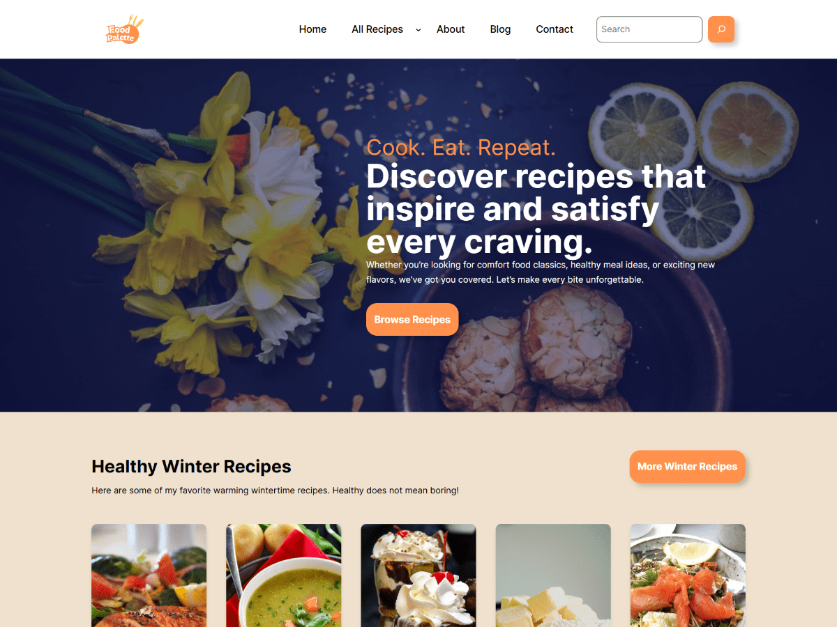 WENS Food Palette theme screenshot