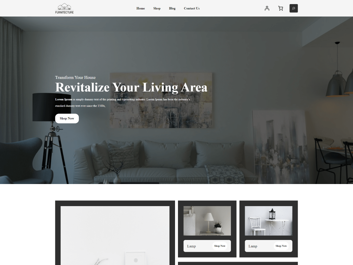 WENS Furnitecture theme screenshot