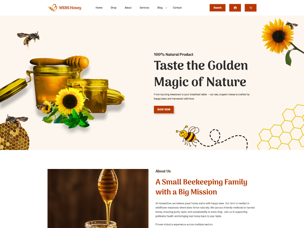 WENS Honey theme screenshot