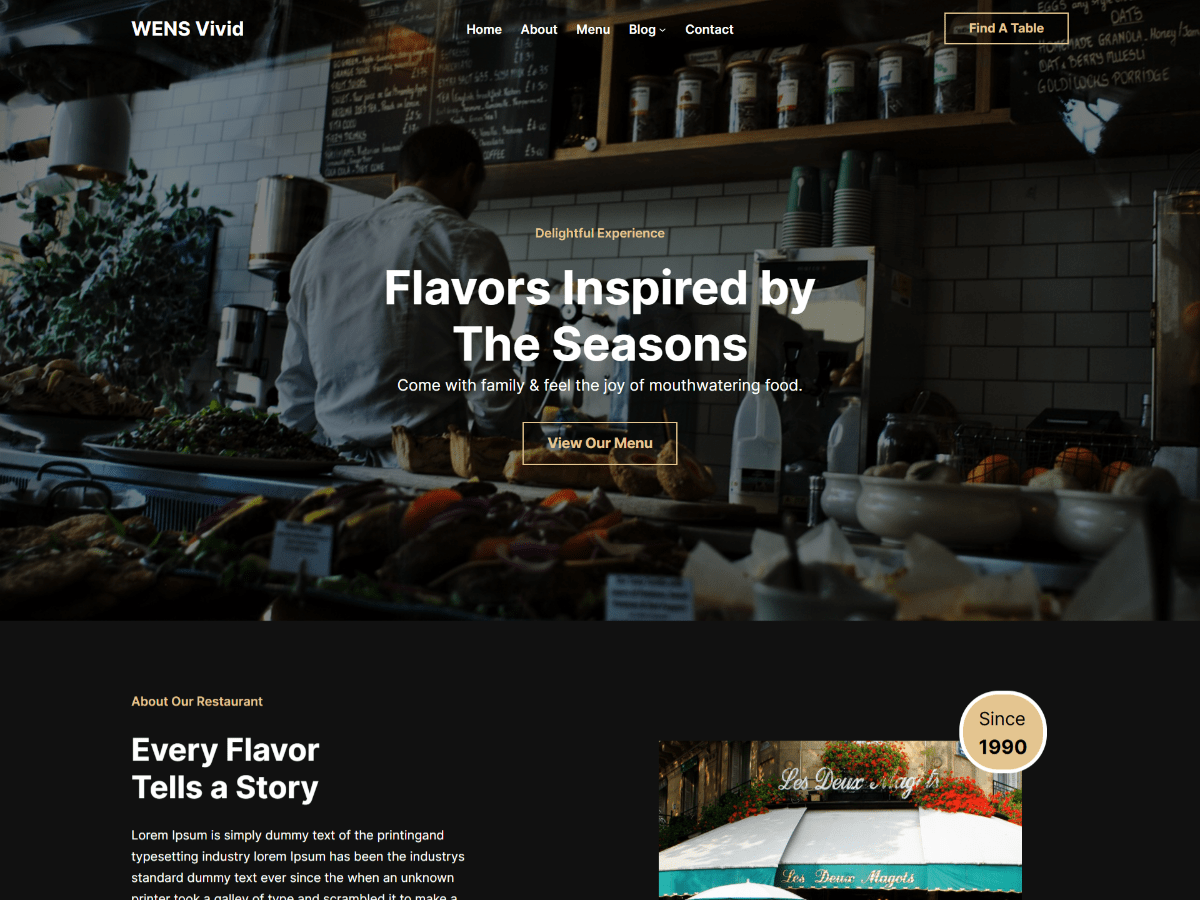 WENS Vivid theme screenshot