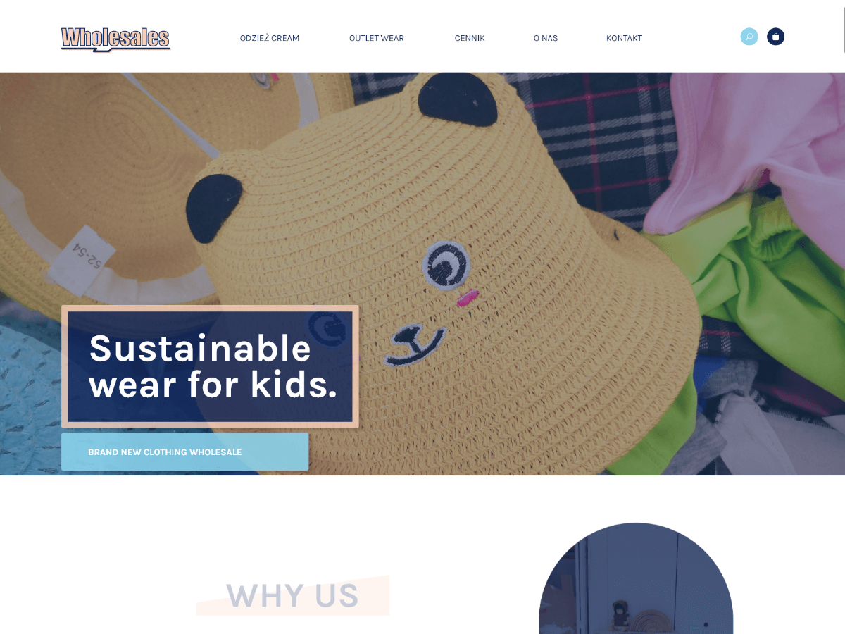 Wholesales theme screenshot