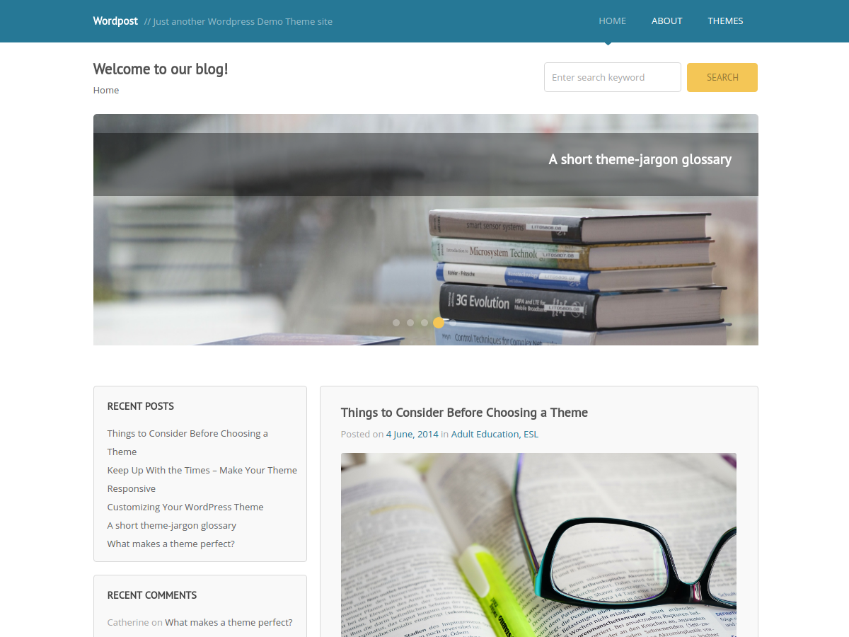 Wordpost theme screenshot