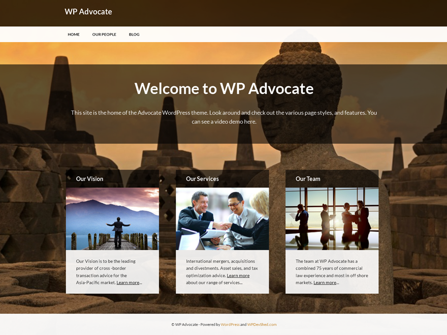 WP Advocate theme screenshot