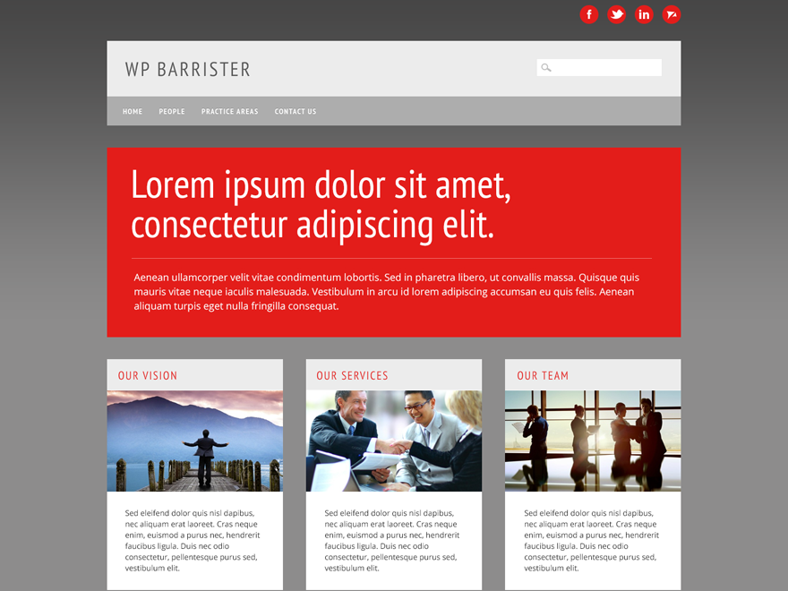 WP Barrister theme screenshot