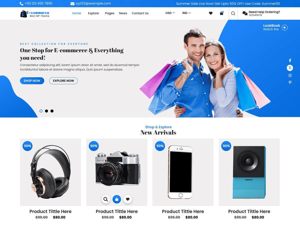 WP Fashion Storefront theme screenshot