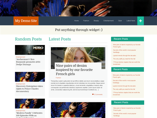 WP FlatThirteen theme screenshot