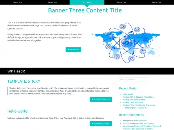 WP HeadR theme screenshot