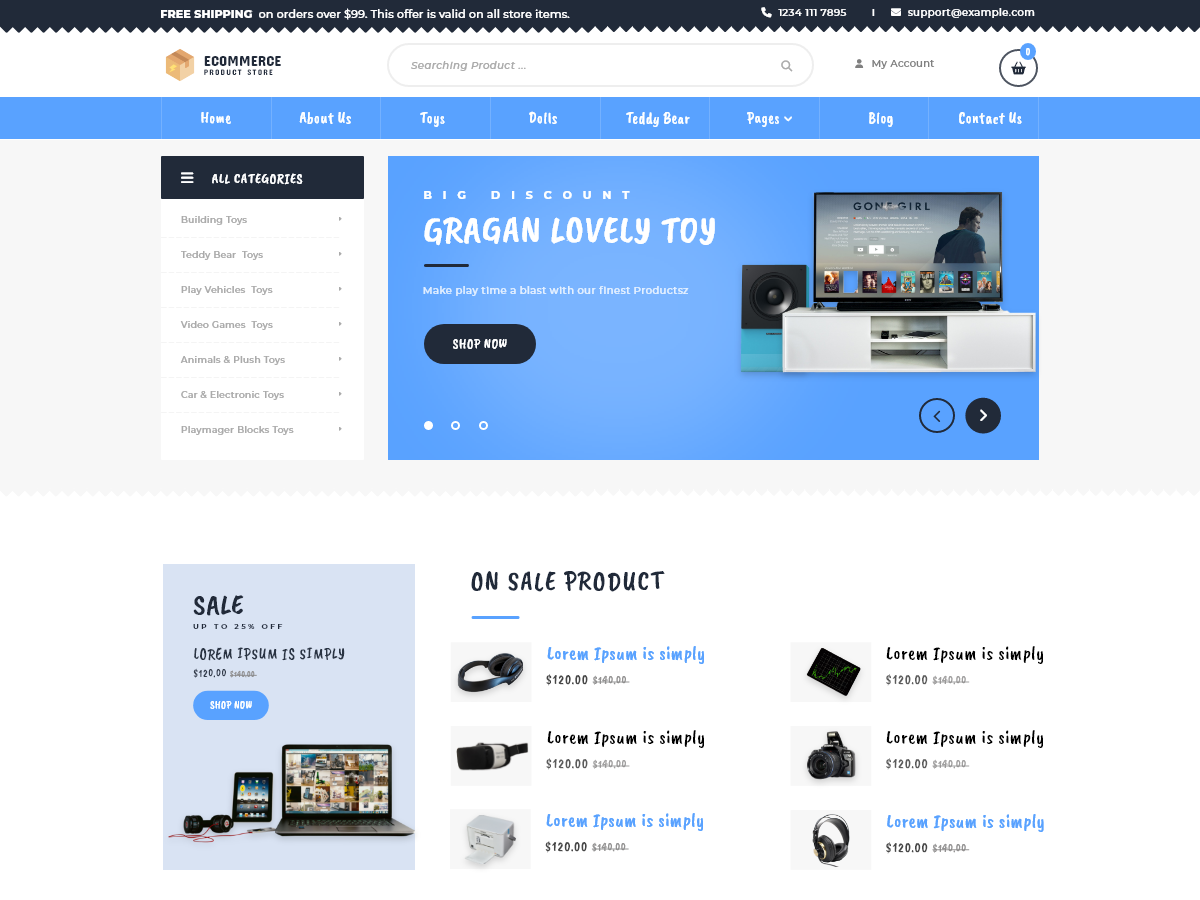 WP Shop Woocommerce theme screenshot