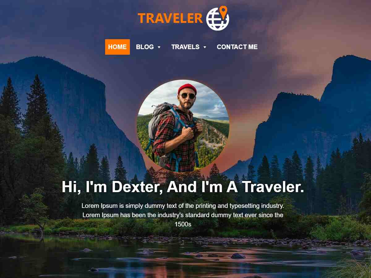 wp traveler theme screenshot