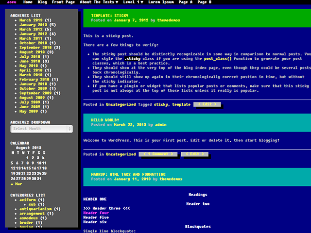 WP386 theme screenshot