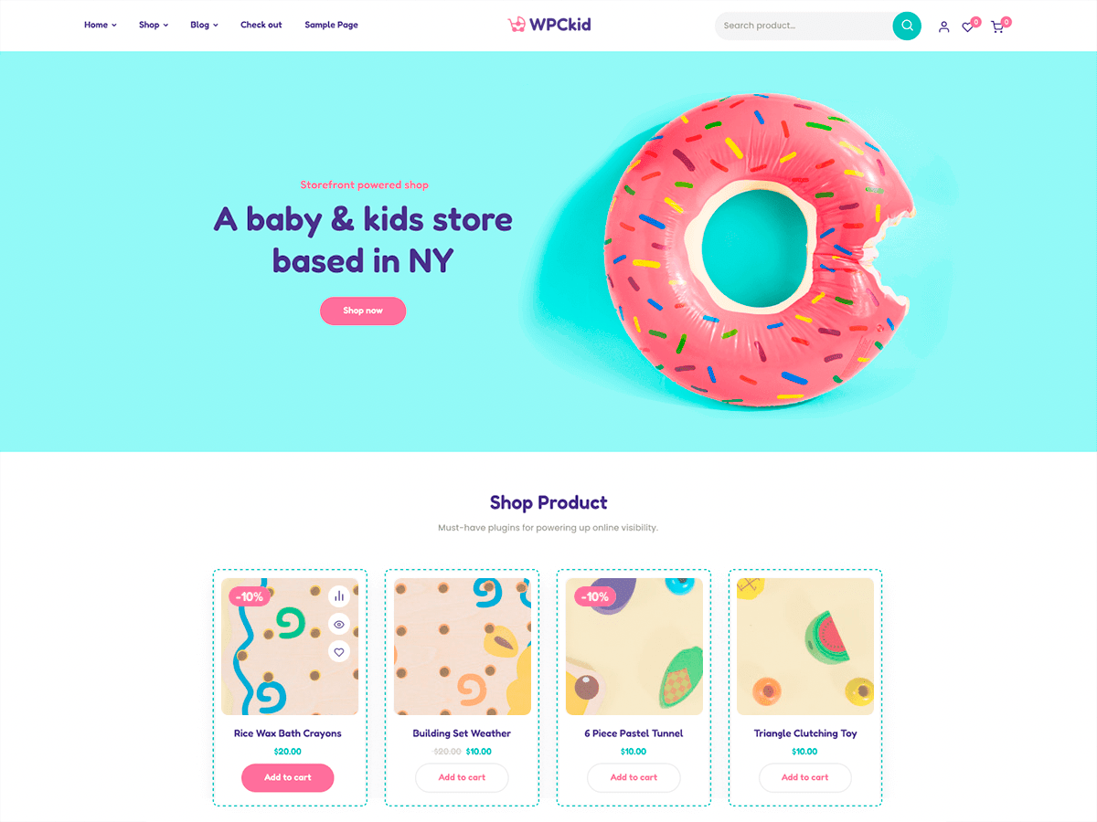 WPCkid theme screenshot