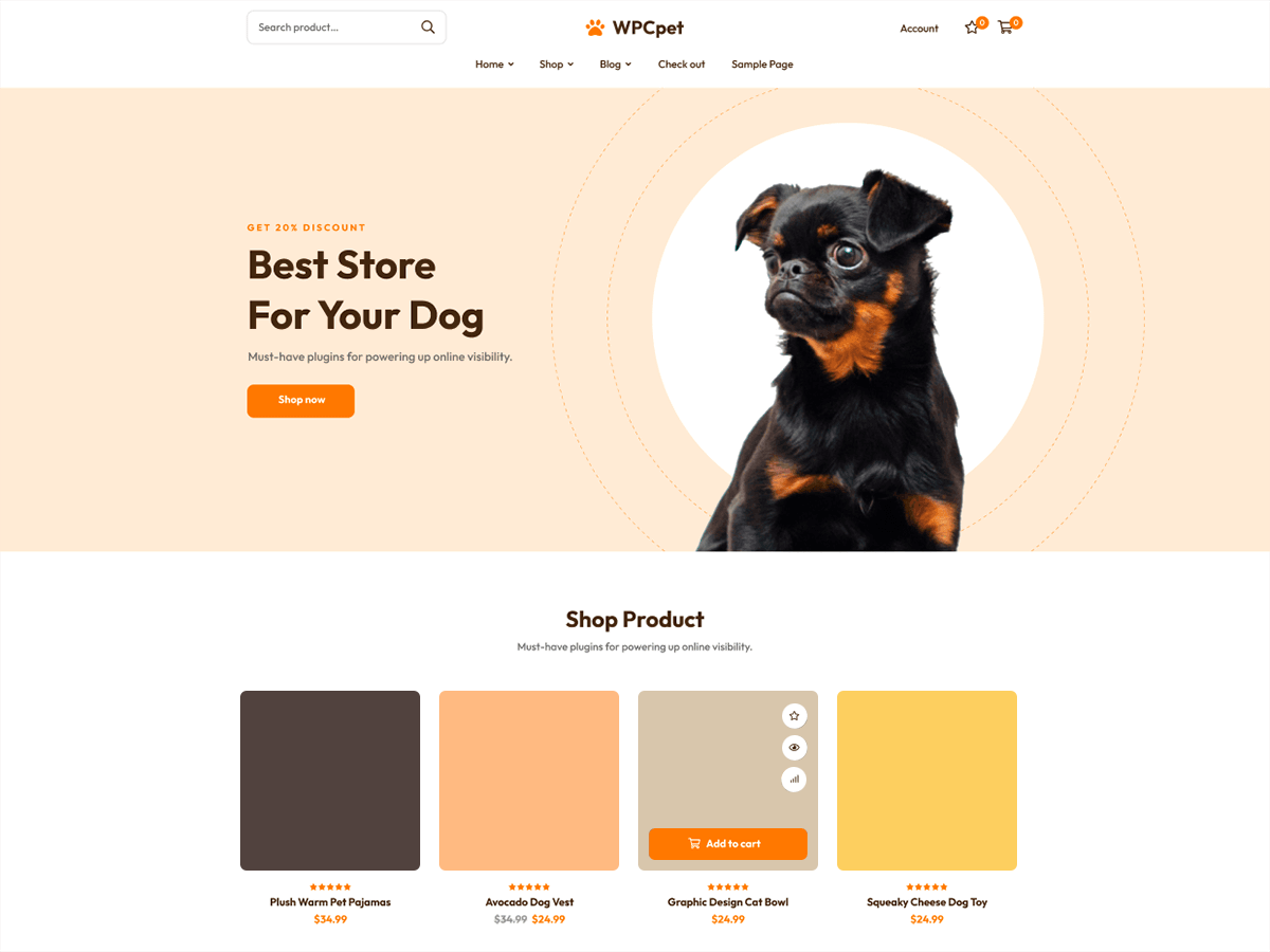 WPCpet theme screenshot