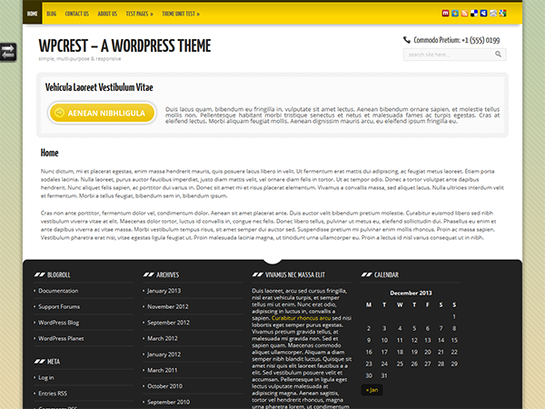 WPCrest theme screenshot
