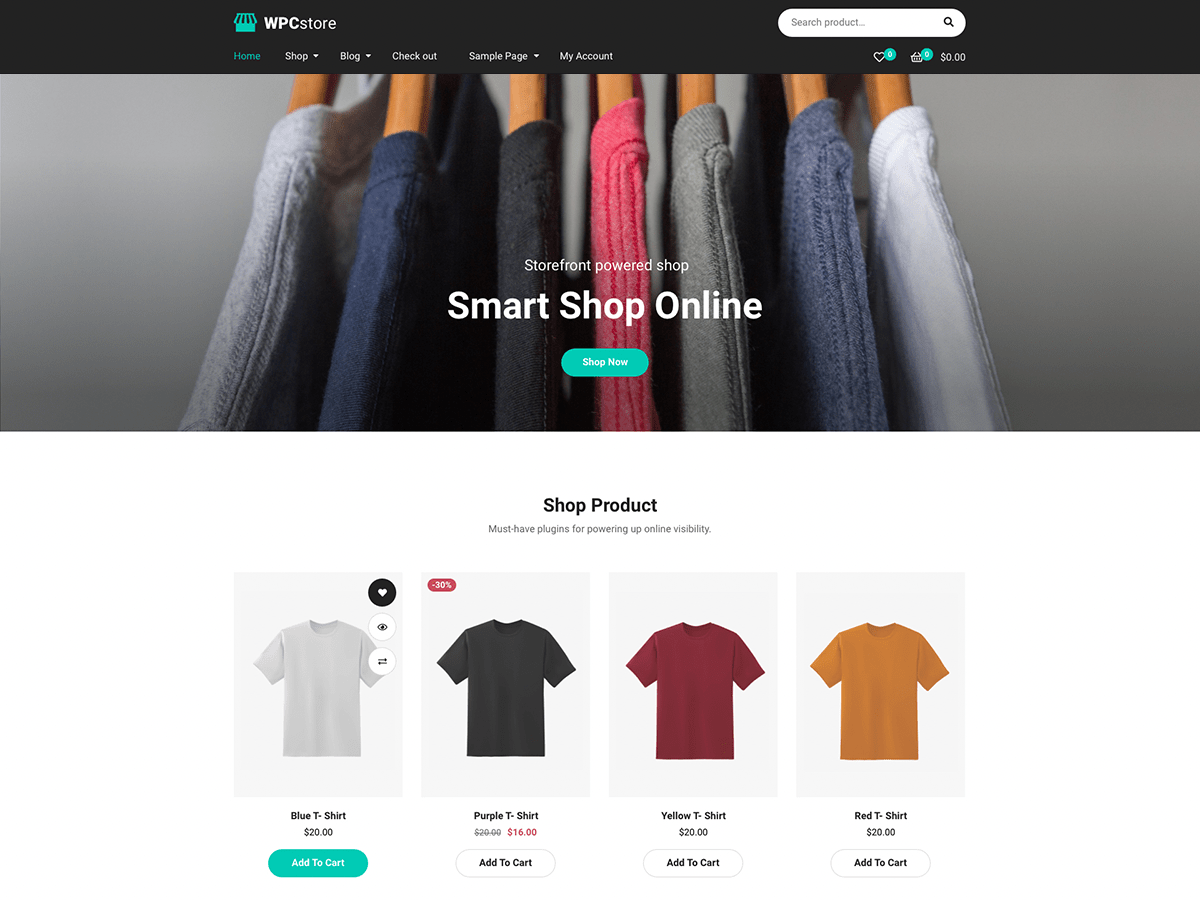 WPCstore theme screenshot