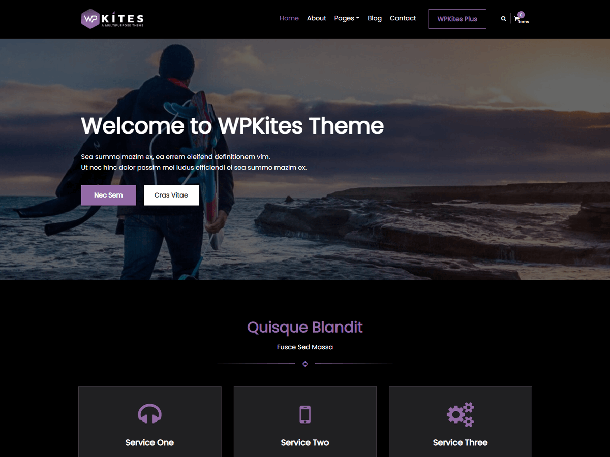 WPKites theme screenshot