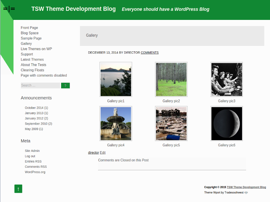 WPOrt theme screenshot
