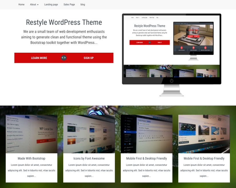 WPRestyle theme screenshot