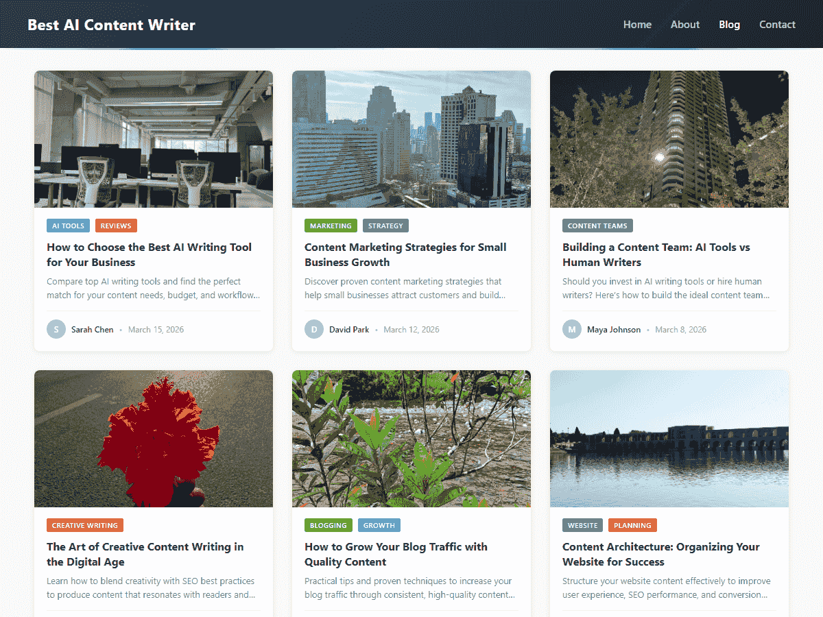 WPWriter theme screenshot