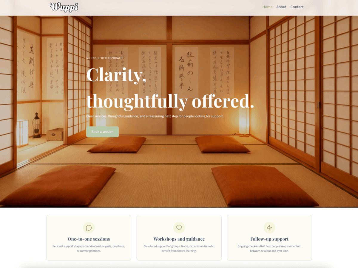 Wuppi theme screenshot