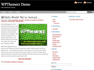 X Effect theme screenshot