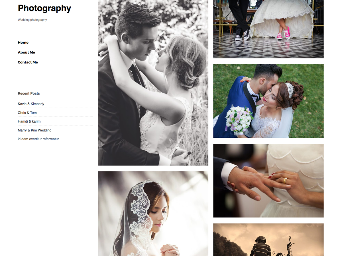 X Portfolio theme screenshot