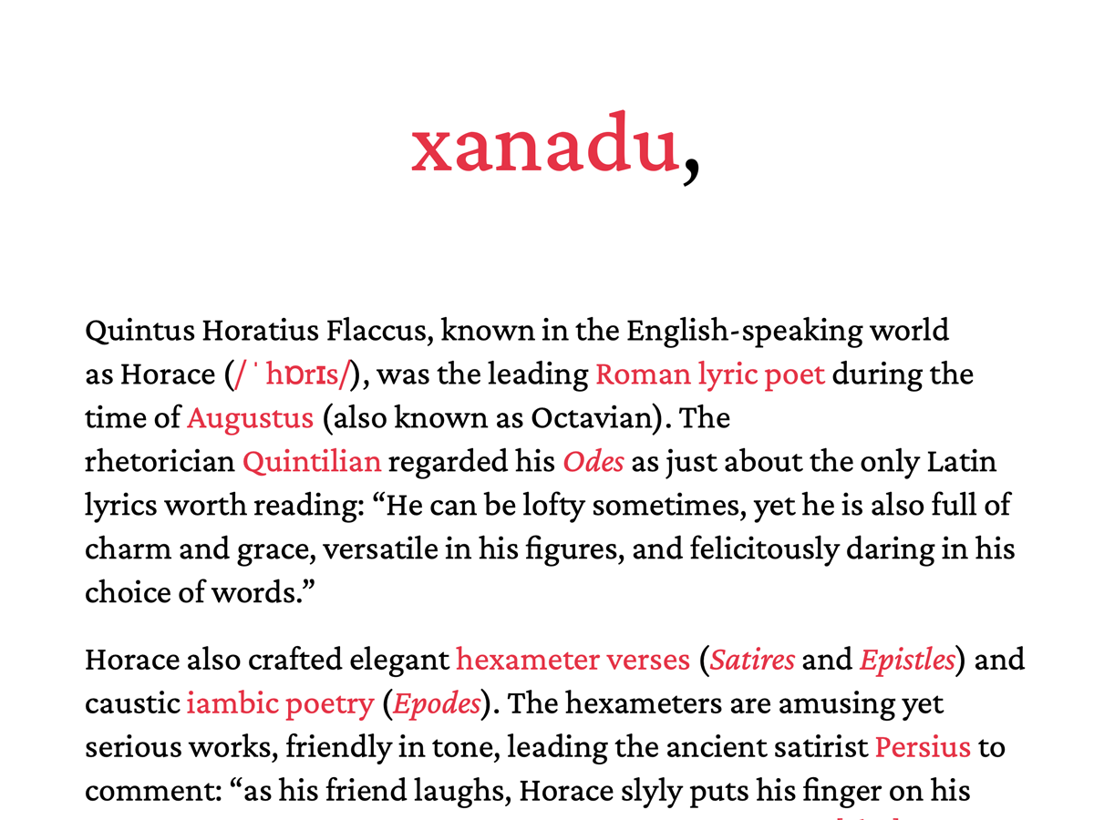 Xanadu theme screenshot