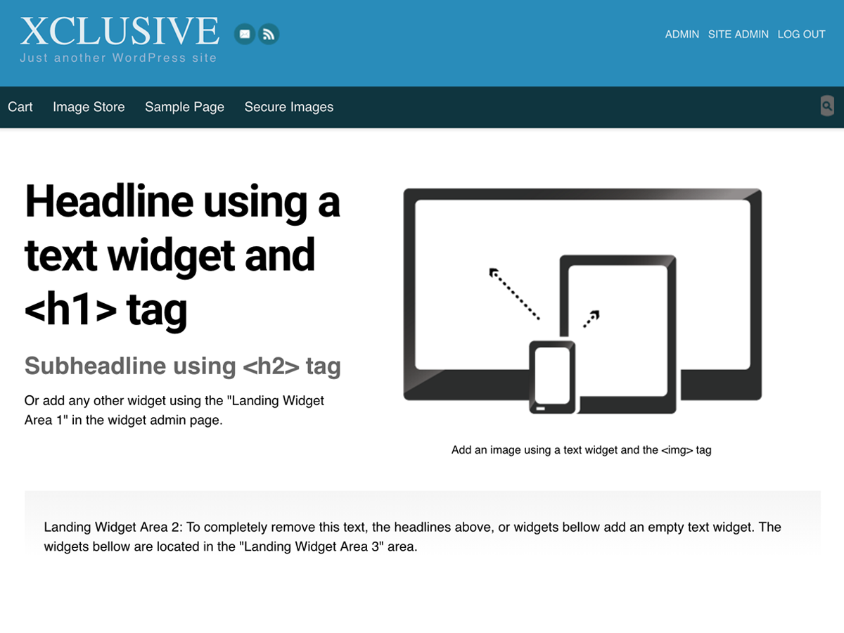 XClusive theme screenshot
