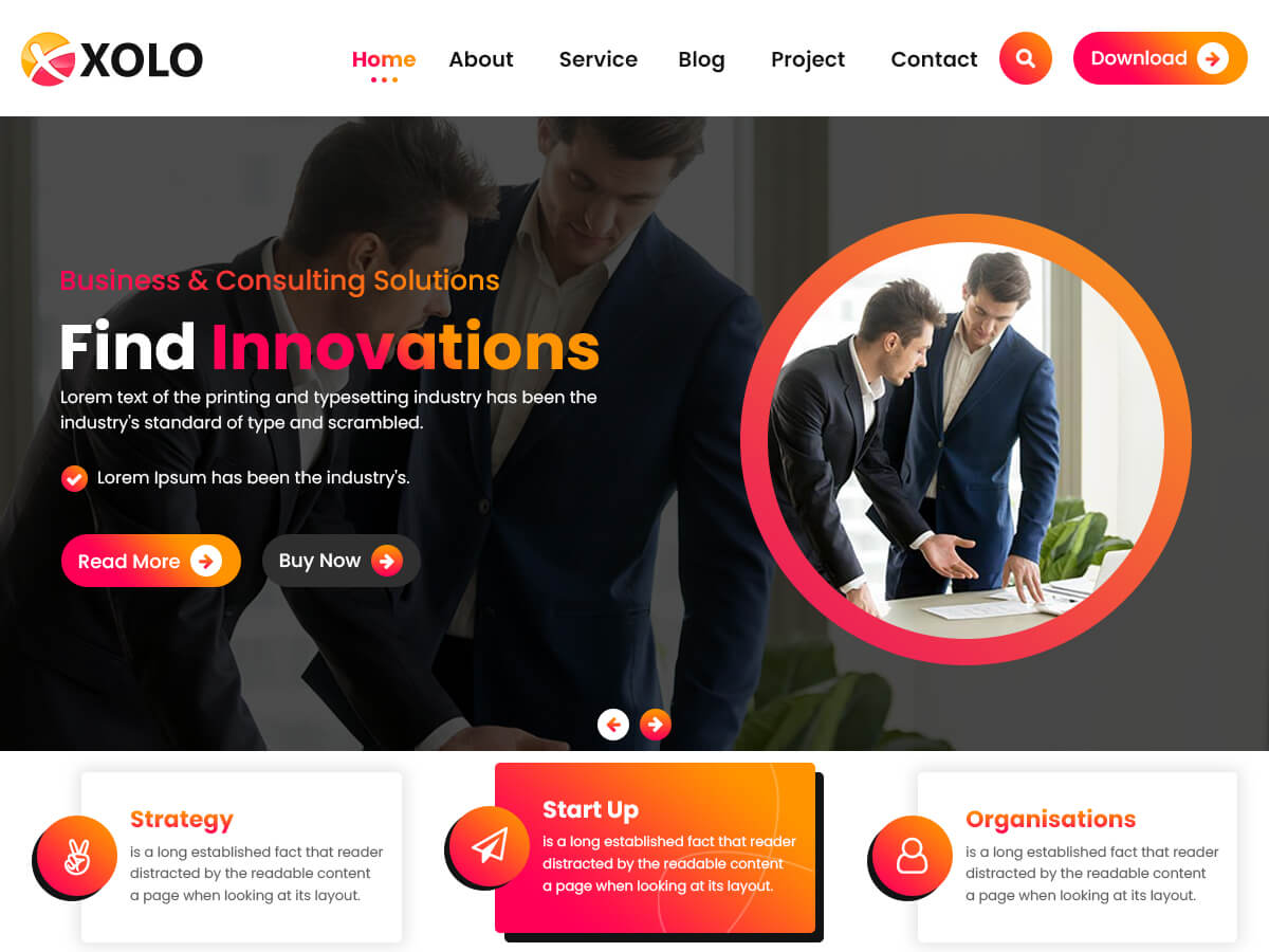 Xolo theme screenshot