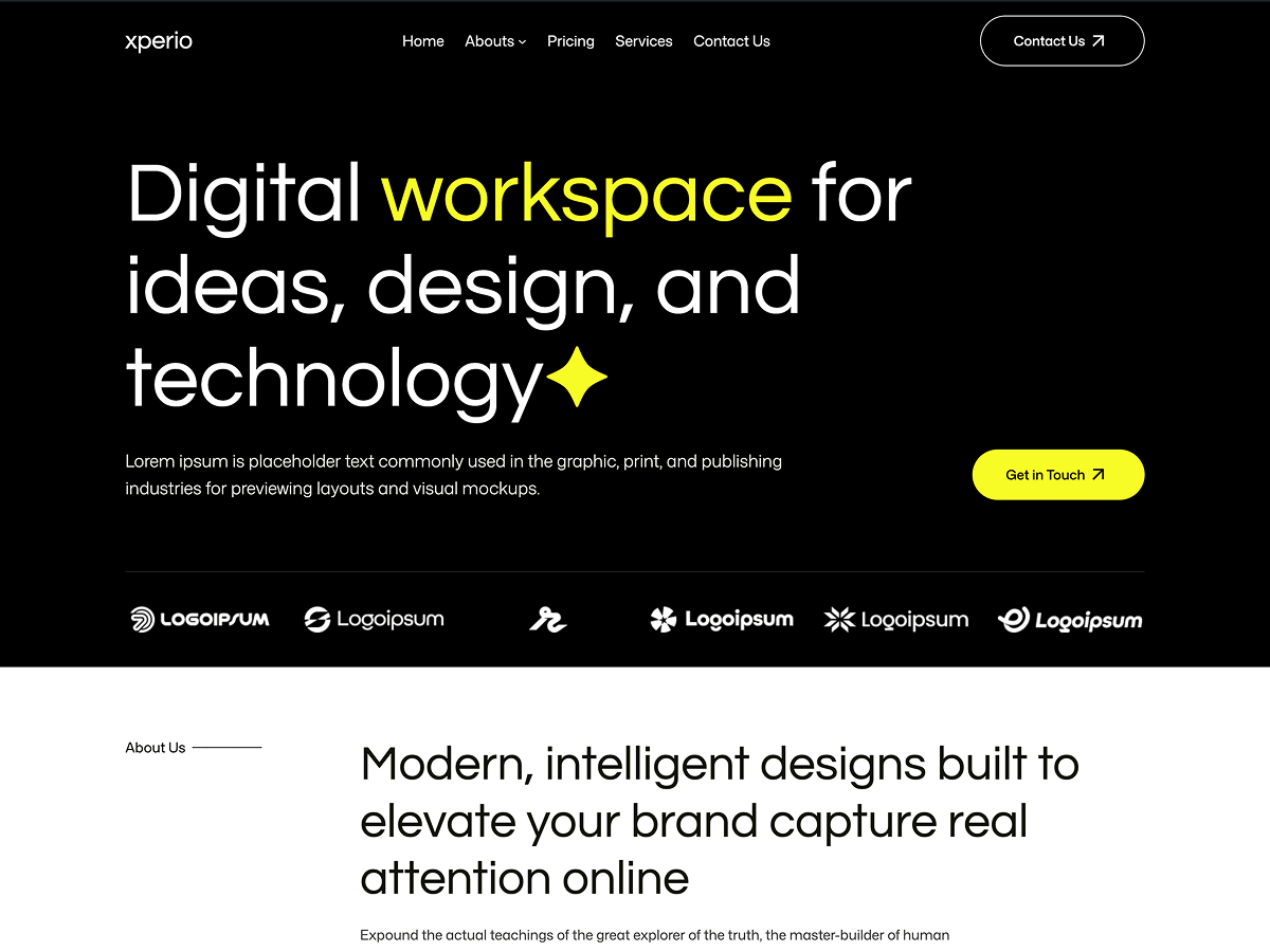 Xperio theme screenshot