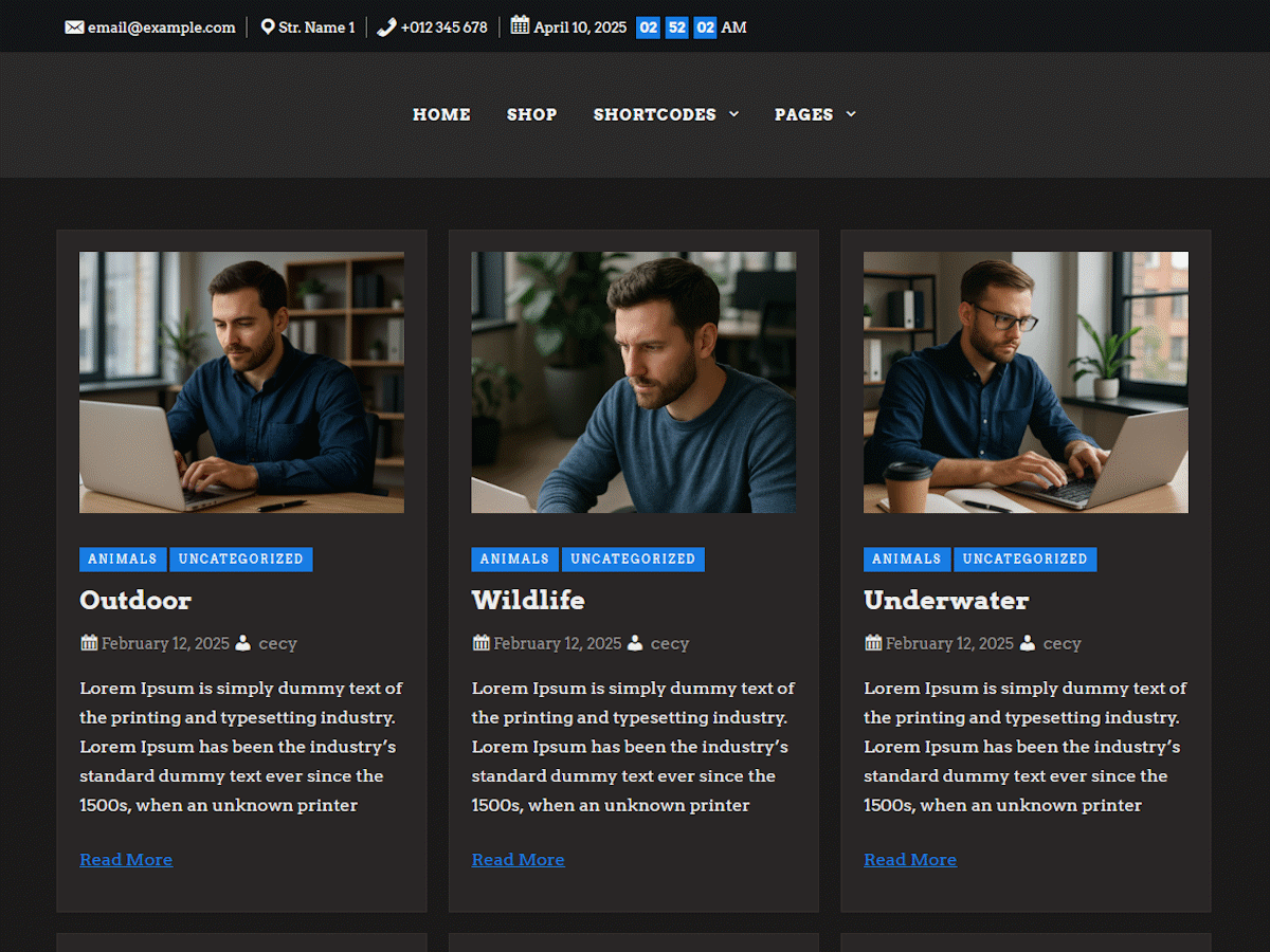 XPress Dark theme screenshot