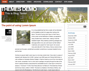 Yashfa theme screenshot