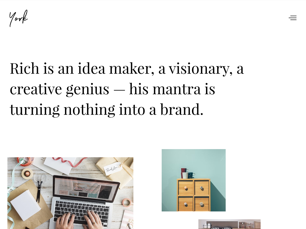 York Lite theme screenshot