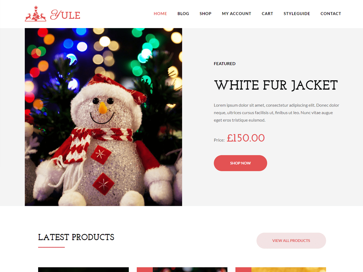 Yule theme screenshot