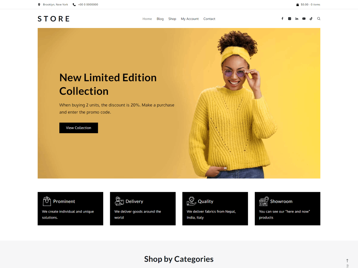 Yuma Store theme screenshot