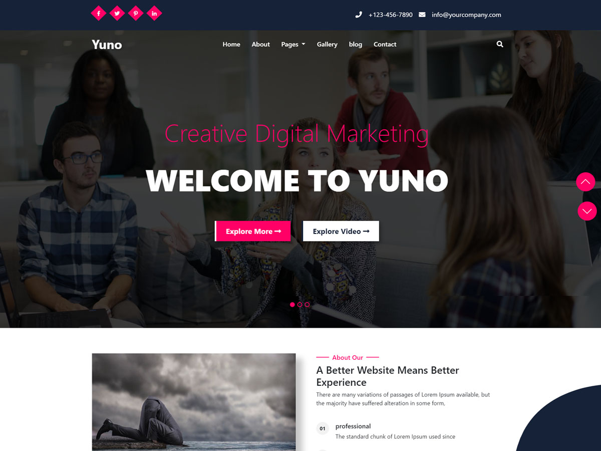 Yuno theme screenshot
