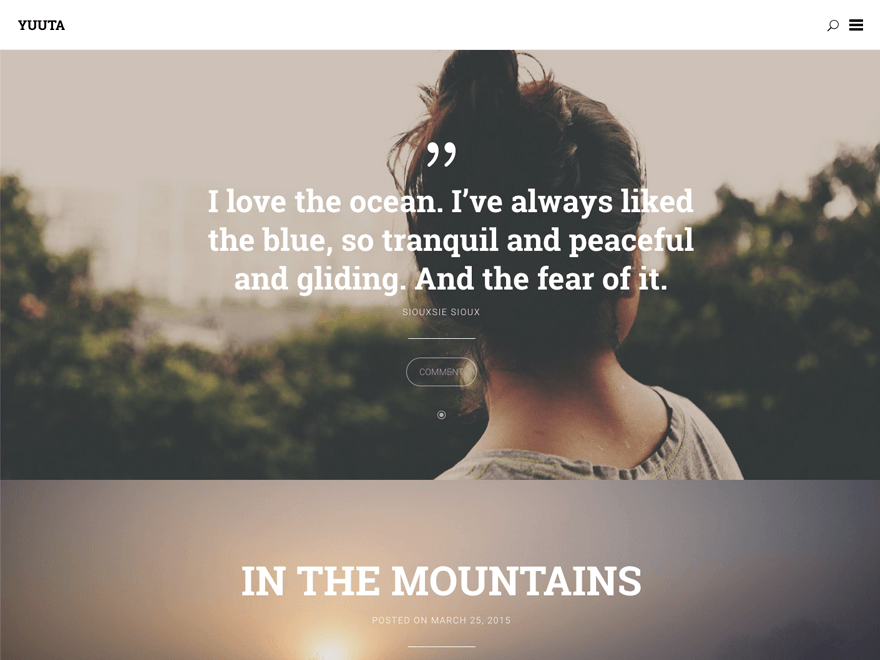 Yuuta theme screenshot