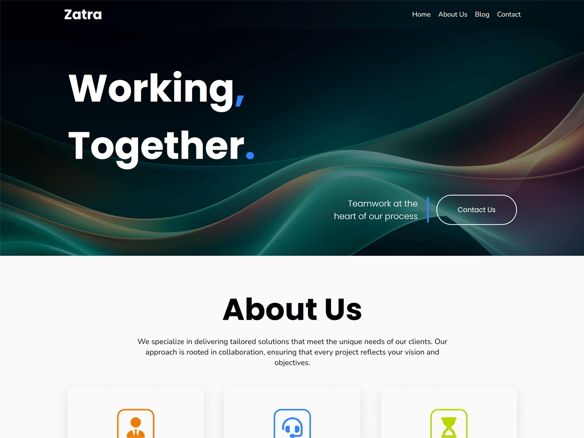 Zatra theme screenshot