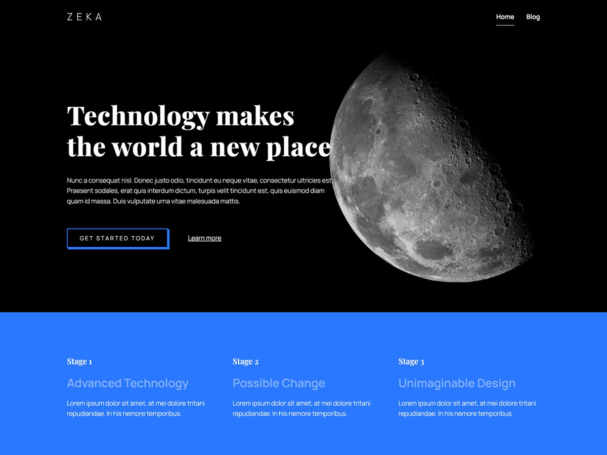 Zeka theme screenshot