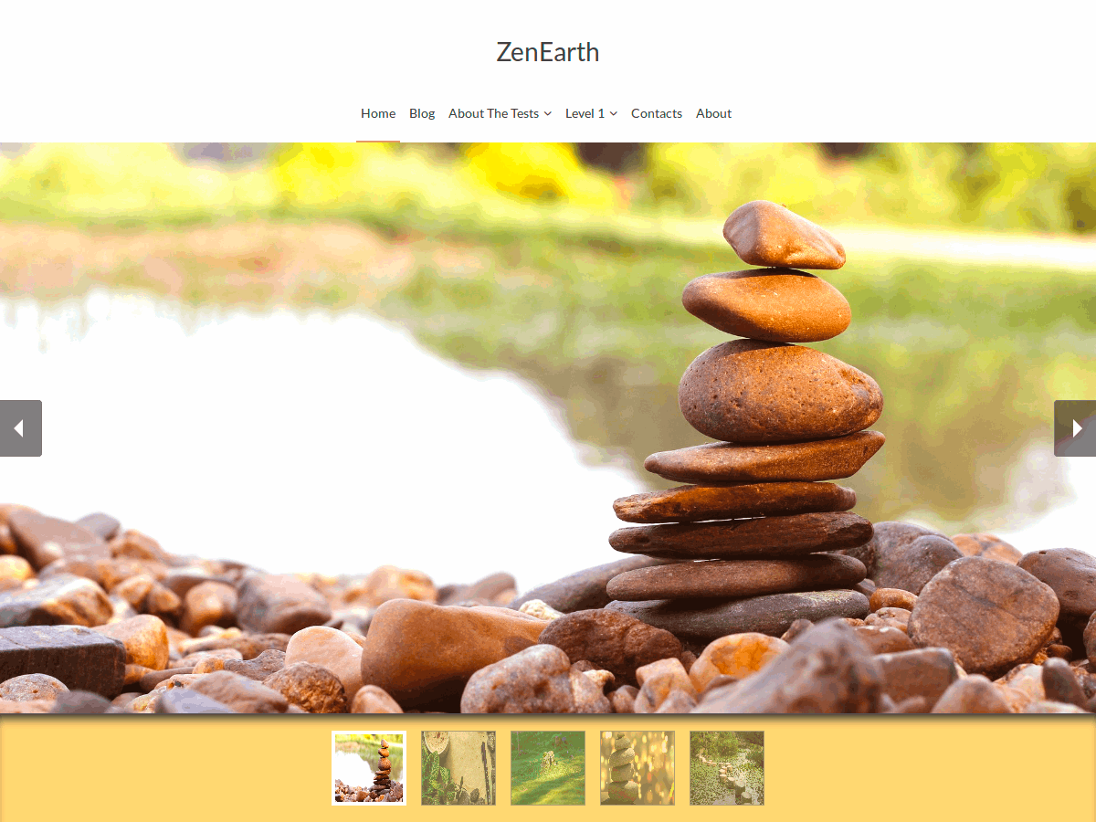 ZenEarth theme screenshot