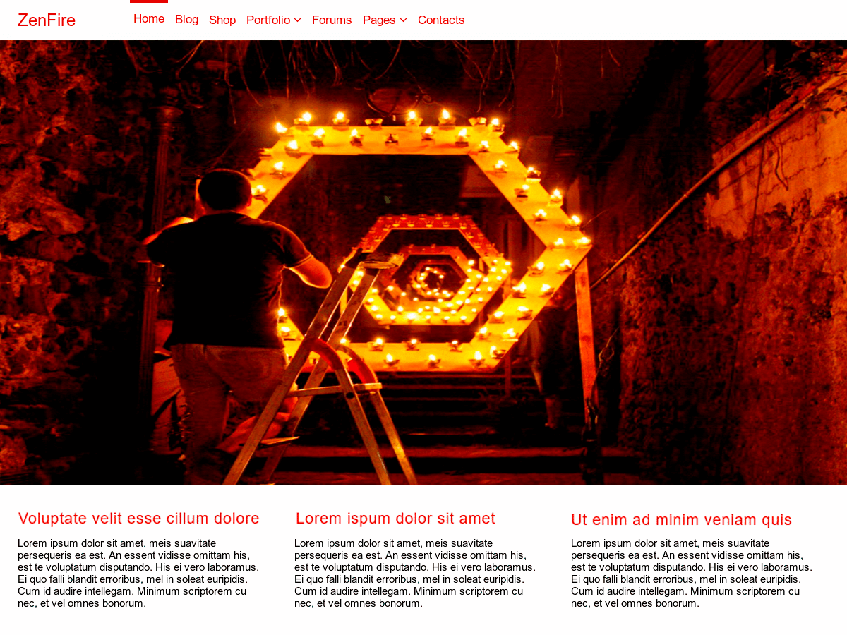 ZenFire theme screenshot