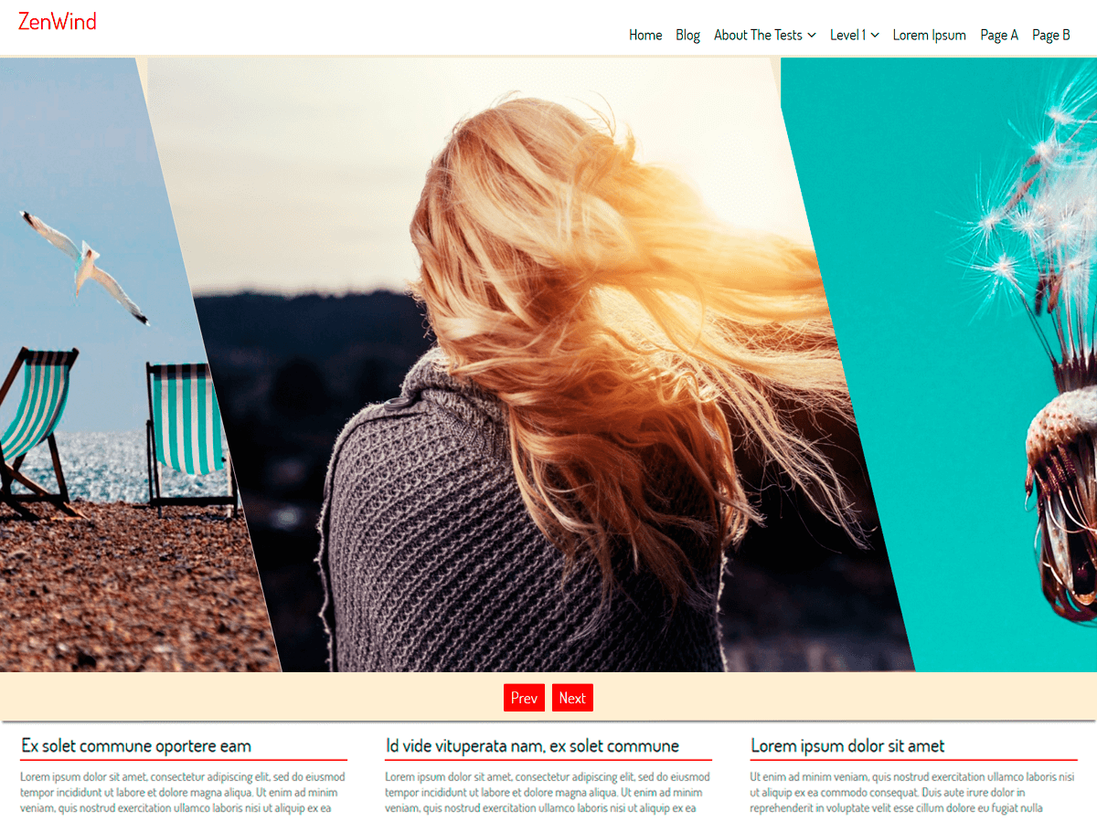ZenWind theme screenshot