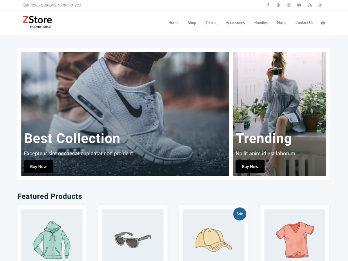 Zita Storefront theme screenshot