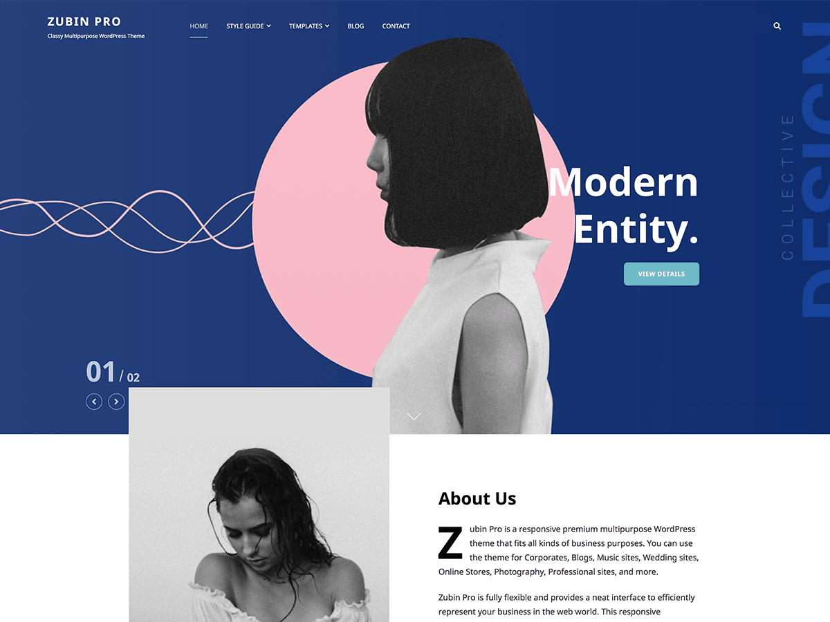 Zubin theme screenshot