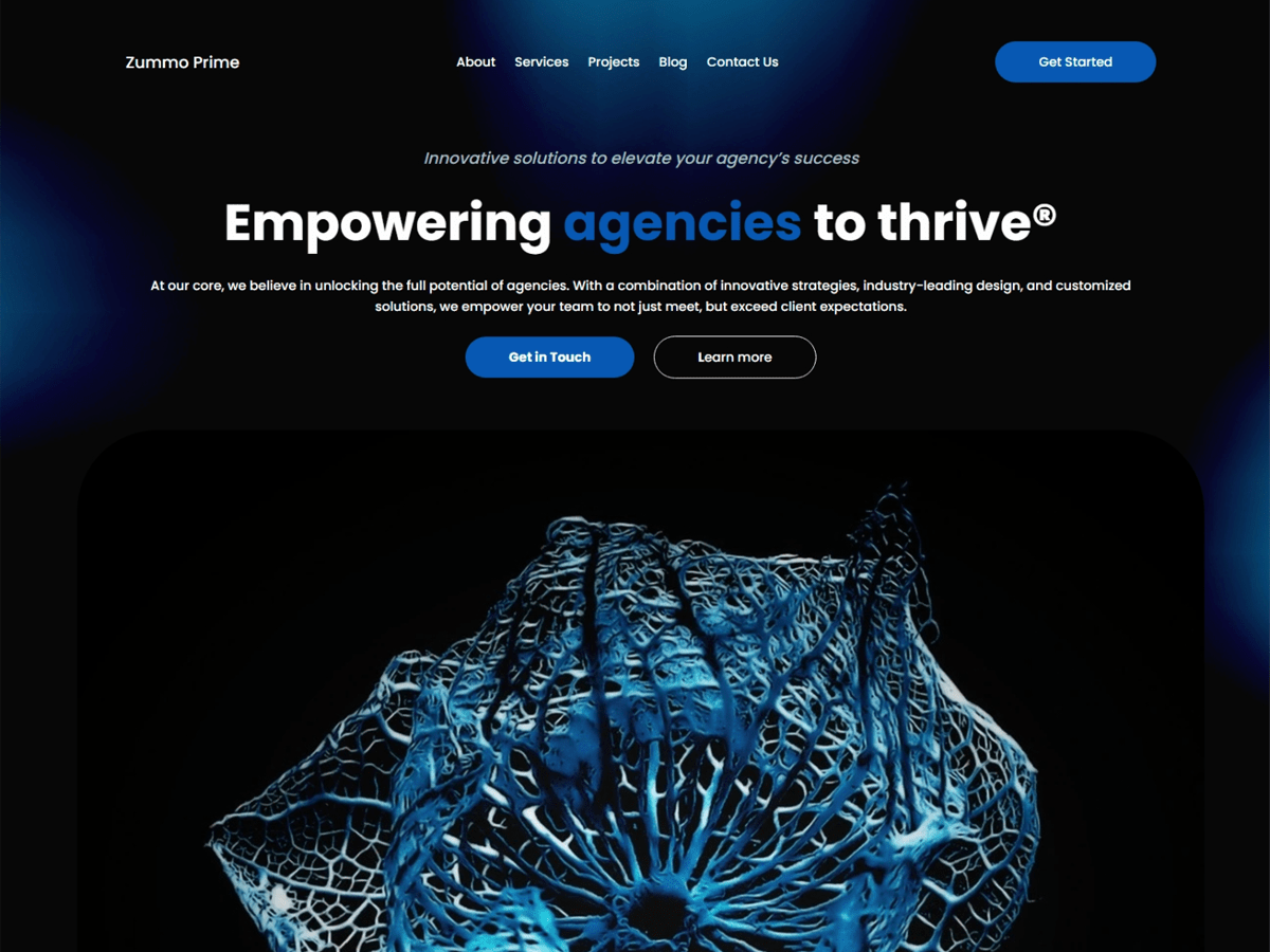 Zummo Prime theme screenshot