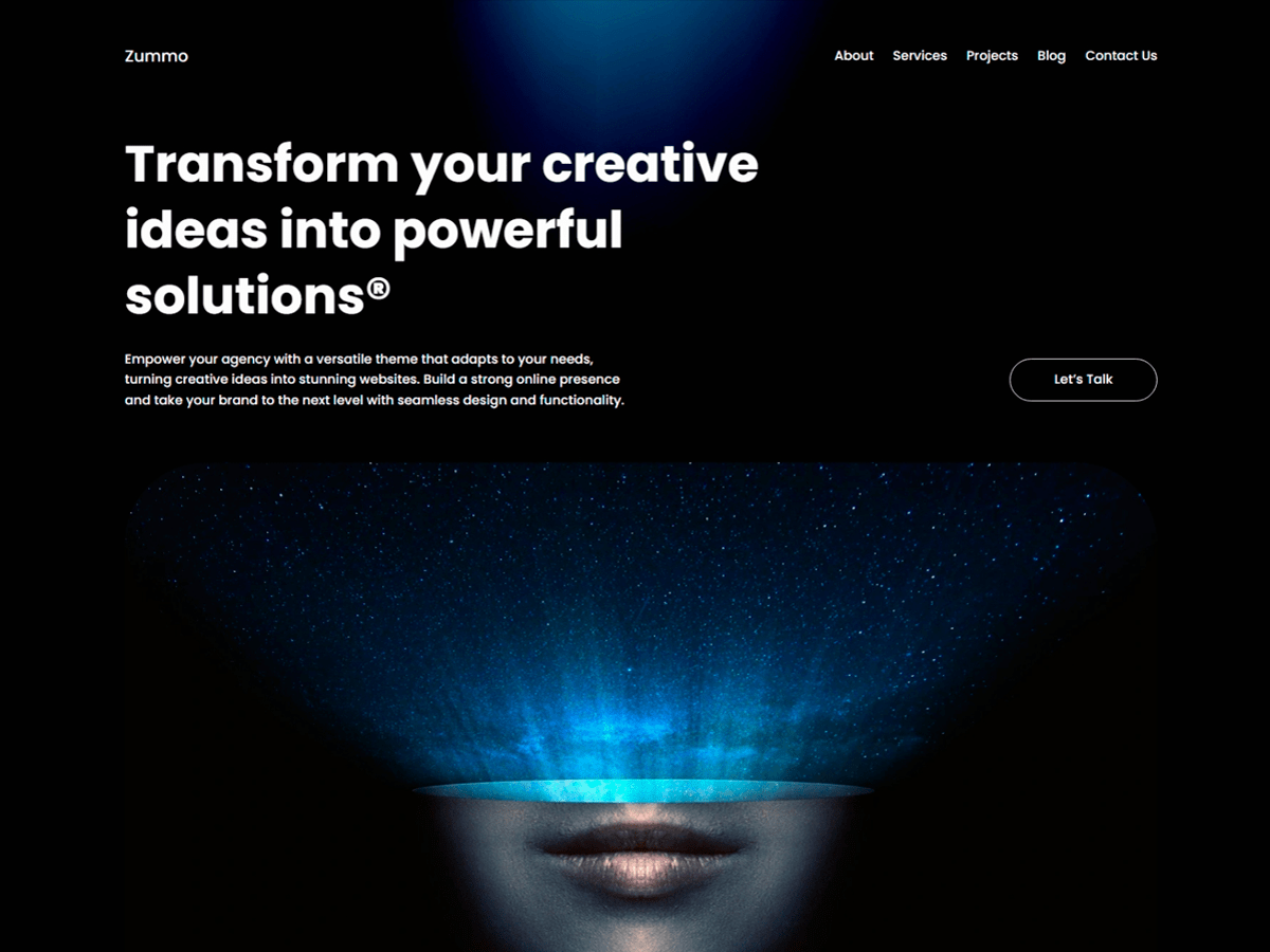 Zummo theme screenshot